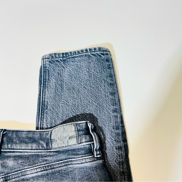 American Eagle Outfitters jeans Mom jeans dark gray wash women Size 0 - Picture 9 of 12